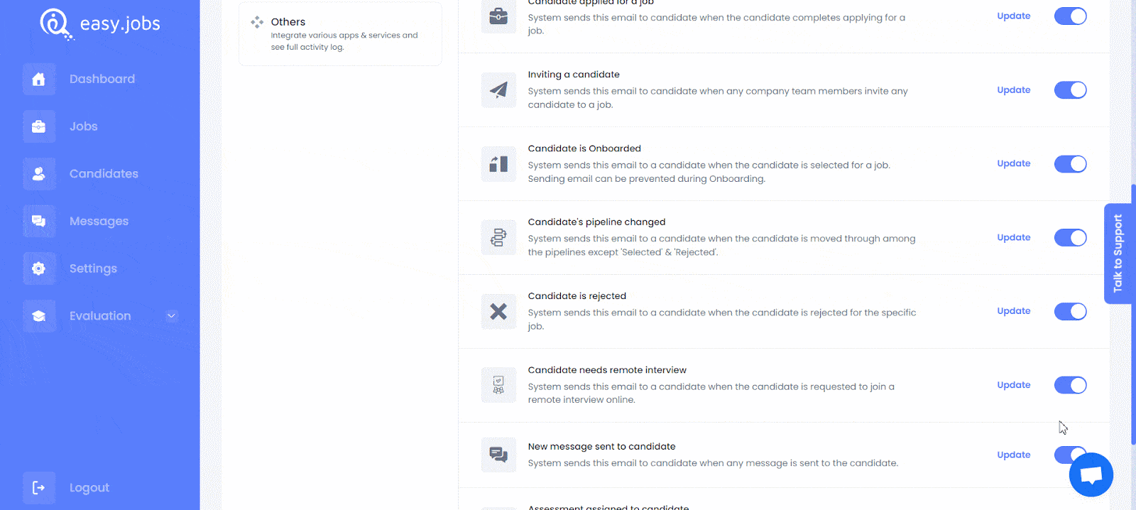 Configure Email Setup Settings